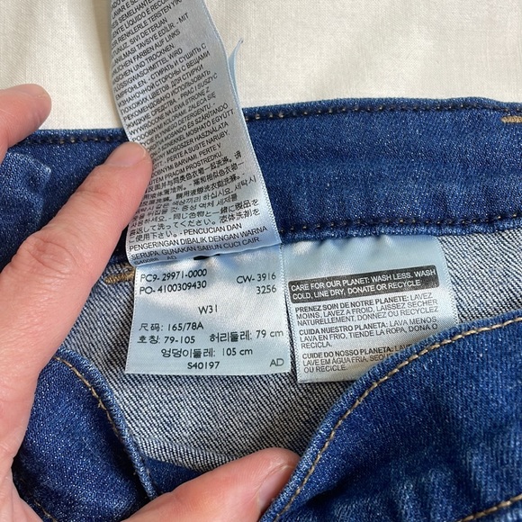 Levi’s high waisted orange tab label pocketed jean shorts - Picture 6 of 6